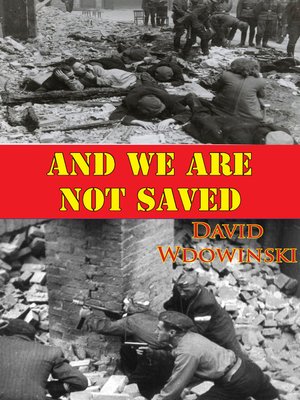 cover image of And We Are Not Saved